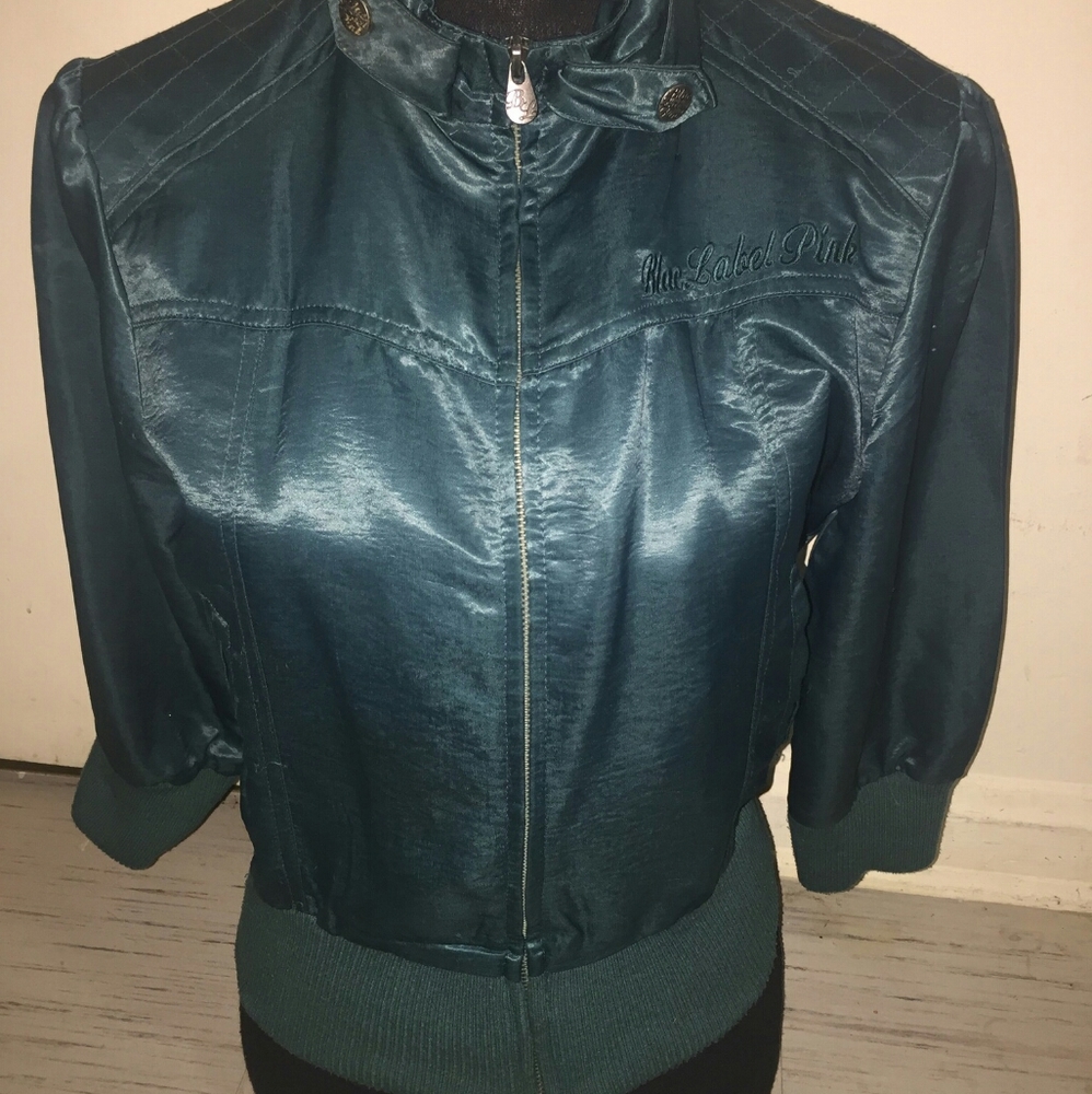 Black Label Pink Bomber fitting jacket
